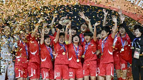 Kết quả U20 nữ Nhật Bản 1-2 U20 nữ Triều Tiên: Triều Tiên vô địch 
